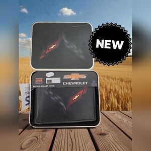 New Bi-Fold Chevrolet wallet in tin for Men